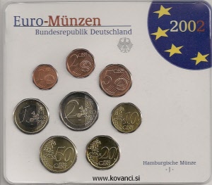 d euro set 2002 a,d,f,g,j