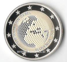 slovenija 2€ 2018 - svetovni dan čebel